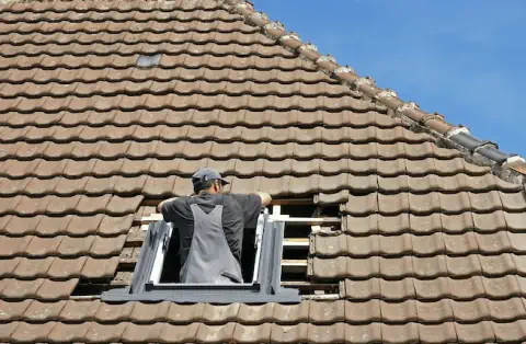 Pose de velux - Sand